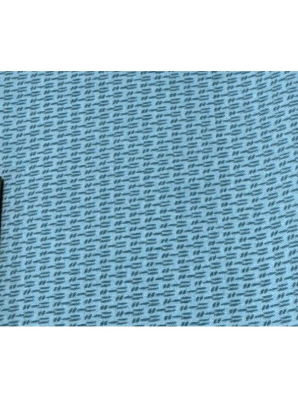 Blue Woven Cotton Fabric 11" x 44" Crafting Material